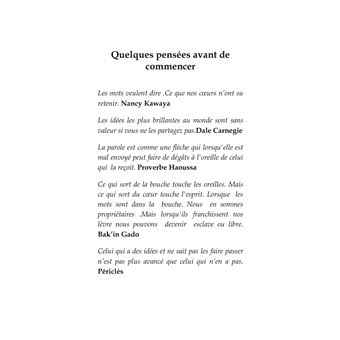 Les pouvoirs de la parole en public