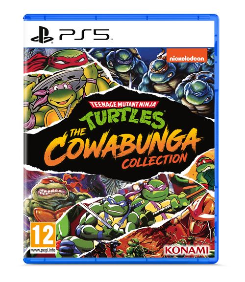 Pochette avant du jeu Teenage Mutant Ninja Turtles: The Cowabunga Collection PS5