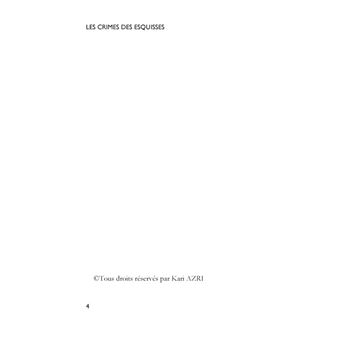 Les crimes des esquisses