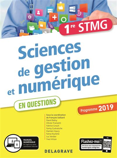 Sciences de gestion et numérique 1e STMG Elève