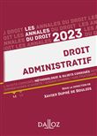 Annales Droit administratif 2023