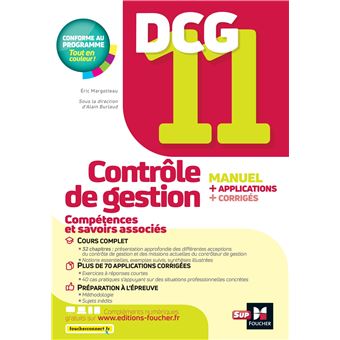 DCG 11 - Contrôle de gestion - Manuel et applications 2023-2024