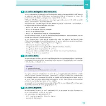 DCG 11 - Contrôle de gestion - Manuel et applications 2023-2024