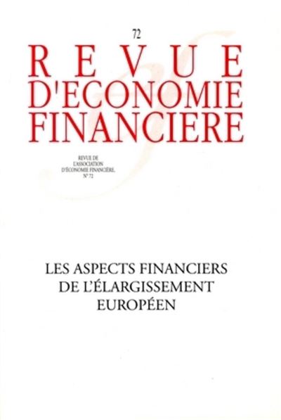 Les aspects financiers de l'élargissement européen