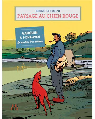 Paysage au chien rouge