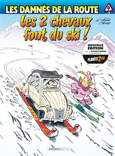 Les Damnés de la route - tome 9 - Les 2 chevaux font du ski !