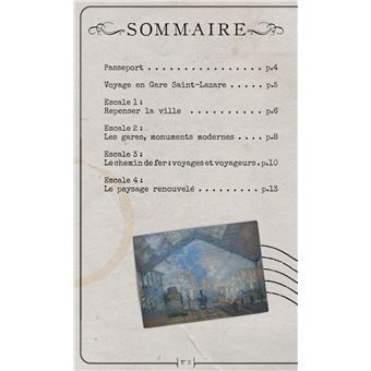 Les Carnets de l'art, La Gare Saint-Lazare de Claude Monet