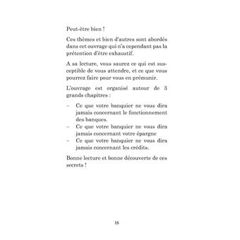 Ce que votre banquier ne vous dira jamais...