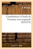 Contribution à l'étude de l'exostose sous-unguéale