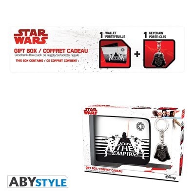 Pack Star Wars Portefeuille + Porte-clés Dark Vador