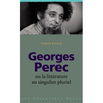 Perec broché Franck Evrard Achat Livre fnac