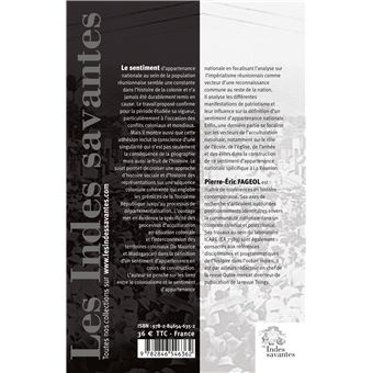 Discours colonial et sentiment d'appartenance nationale à La Réunion