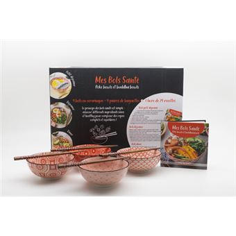 Coffret rouge Mes bols santé - Poke bowls et buddha bowls