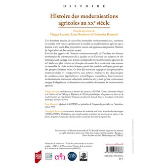 Histoire des modernisations agricoles au XXe siècle