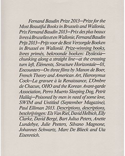 Prix Fernand Baudin Prijs Prix Fernand Baudin 2013 - Collectif - Broché