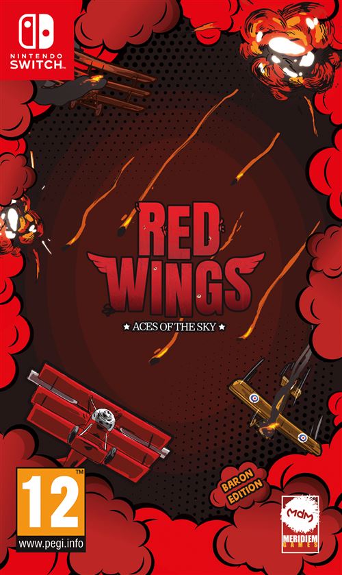 Pochette avant du jeu Red Wings Ace of the Sky Baron Edition Nintendo Switch