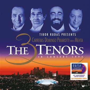 The 3 Tenors In Concert - 2 Vinilos Morado/Naranja