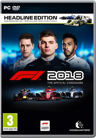 F1 2018 HEADLINE EDITION FR/NL PC
