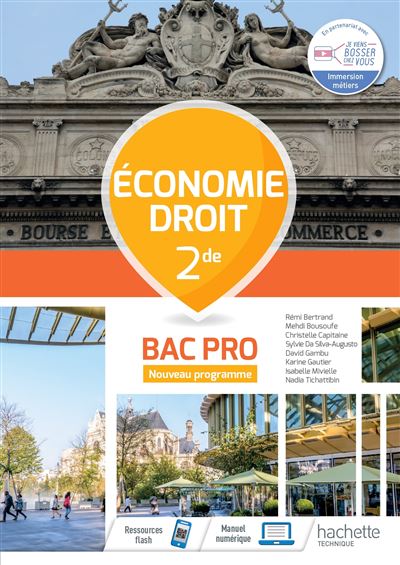 Economie-droit 2de bac pro cahier de l'eleve