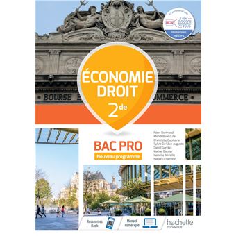 Économie-Droit 2de Bac Pro - Cahier de l'élève - Éd.2020