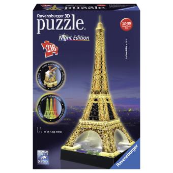 Puzzle 3D Building Tour Eiffel Jeu de Construction Cadeau 12-99 Ravensburger 