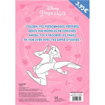 DISNEY PRINCESSES - Mes Coloriages avec Stickers