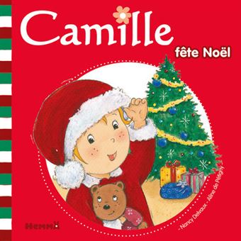 Camille - Fond rouge - Camille fête Noël - Collectif, Aline de Pétigny
