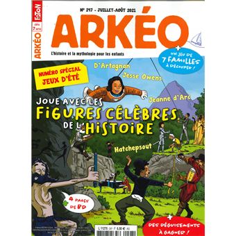 Arkéo Junior N° 297 : Spécial jeux - juil/aout 2021