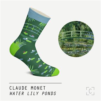 Chaussettes Curator Socks Claude Monet Water Lily Pond