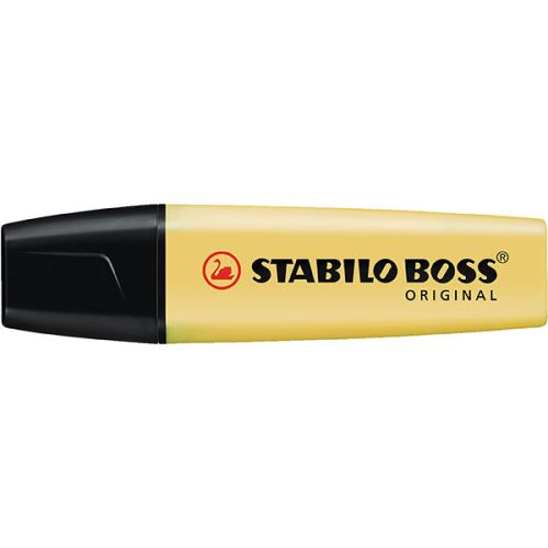 Stabilo Surligneur Pastel Boss Jaune. Pointe Biseaut&eacute;e