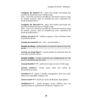 Dictionnaire alimentaire de la perte de poids