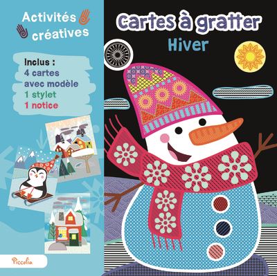 Cartes A Gratter Hiver Avec 4 Cartes 1 Stylet Et 1 Notice Coffret M Grassi Achat Livre Fnac