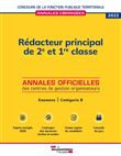 Rédacteur principal de 2e et 1re classe 2022