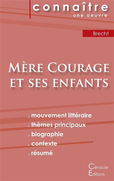 Fiche de lecture Mère Courage et ses enfants de Bertold Brecht