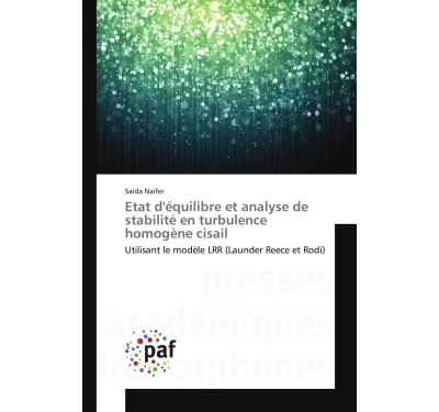 Etat d'equilibre et analyse de stabilite en turbulence homog