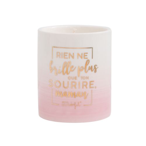 Bougie Rien ne brille plus que ton sourire, maman Mr. Wonderful