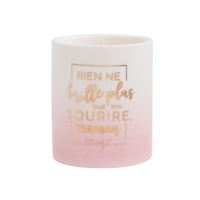 Bougie Rien ne brille plus que ton sourire, maman Mr. Wonderful