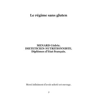 Le régime sans gluten