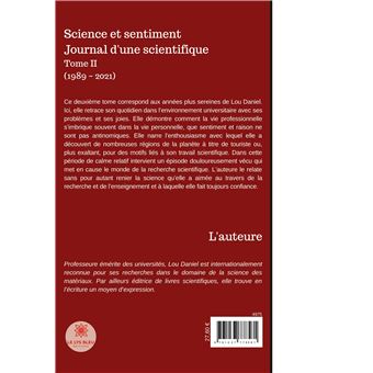 Science et sentiment