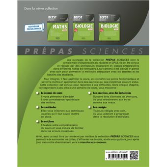 Physique-Chimie BCPST 2e année - Programme 2022