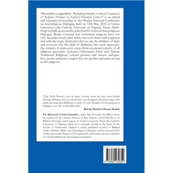 Rethinking Interfaith, Cultural, Ecumenical and Religious Dialouge in a Nigeria's Pluralistic Context