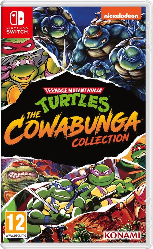 Pochette avant du jeu Teenage Mutant Ninja Turtles: The Cowabunga Collection Nintendo Switch