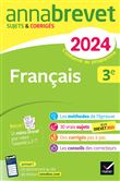 Annales du brevet Annabrevet 2024 Français 3e