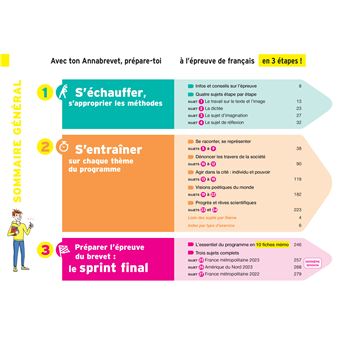 Annales du brevet Annabrevet 2024 Français 3e