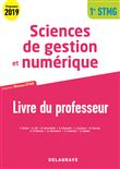 Sciences de gestion et numérique 1re STMG (2019) - Réseaux STMG - Pochette - Livre du professeur pochette