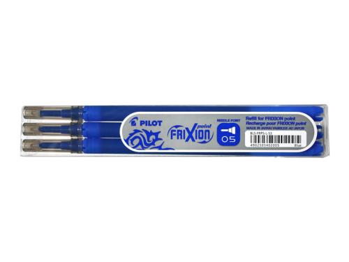 Set de 3 recharges Pilot FriXion Point Pointe fine Bleu - Recharges encre  stylos et stylos plume à la Fnac