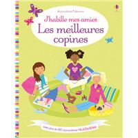 J'habille mes amies - Les meilleures copines - Autocollants Usborne