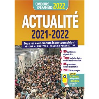 Actualité 2021-2022 - Concours et examens 2022 - Actu 2022 offerte en ligne