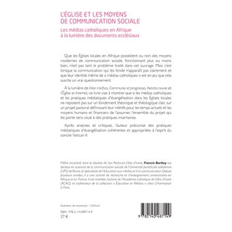 L'église et les moyens de communication sociale