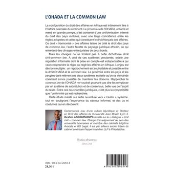 L'OHADA et la Common Law